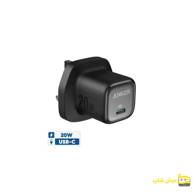اداپتور شارژ دیواری انکر 20 وات مدل A2699- مشکی