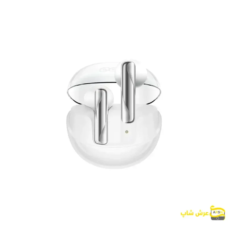 هدفون بلوتوثی کیو سی وای مدل AilyBuds- عرش- سفید شاپ