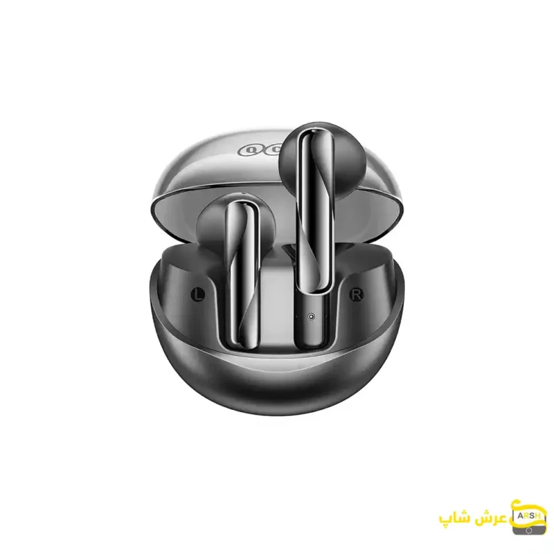 هدفون بلوتوثی کیو سی وای مدل AilyBuds- فروشگاه عرش- مشکی