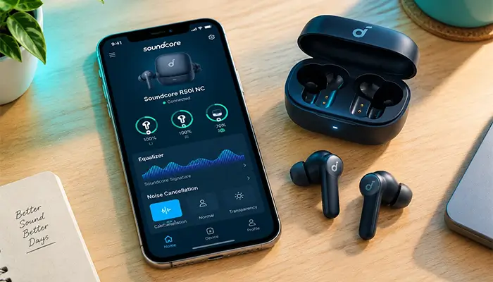 اتصال ایرپاد انکر اصل به برنامه Soundcore